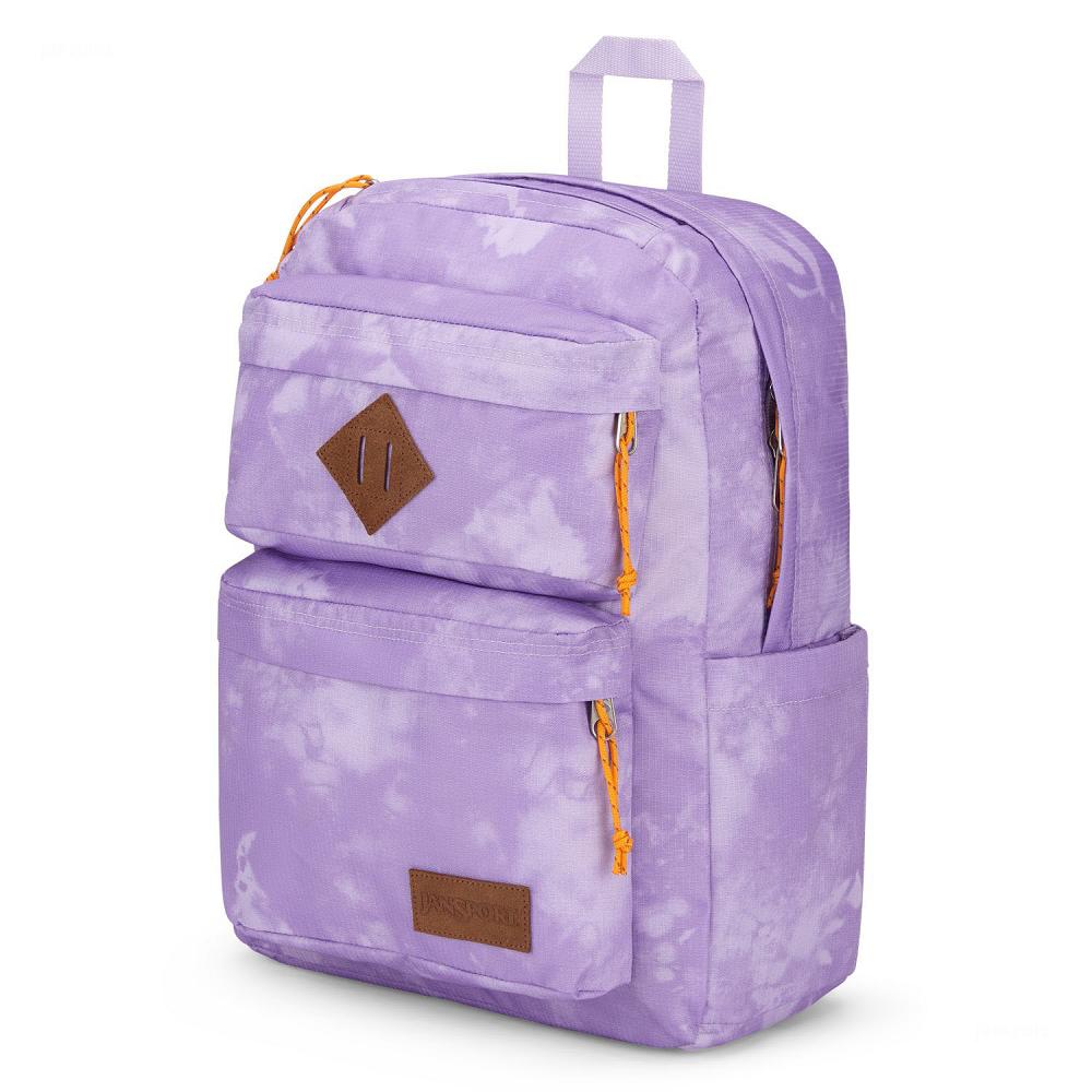 Sac à Dos Scolaire JanSport Double Break Violette | CEZ-11655964